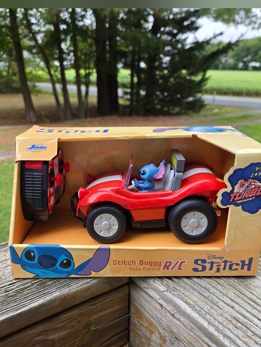 Disney Red Stitch RC Buggy with Driver Figure